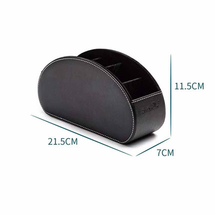 TV Remote Control Holder Table Storage Box 5 Grid Desktop Tidy Organizer Case
