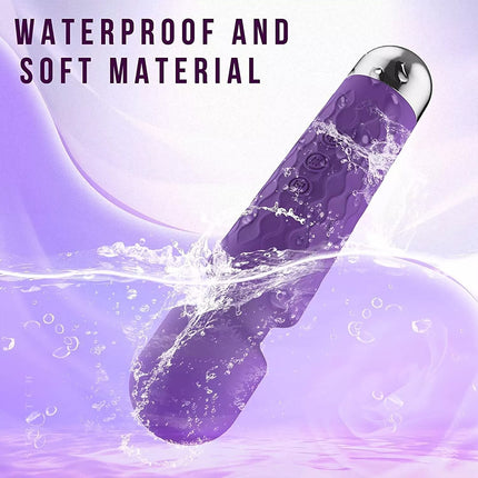 Rechargeable Clit Vibrator 20 Speeds Massage Wand Sex Toys for Women Masturbator
