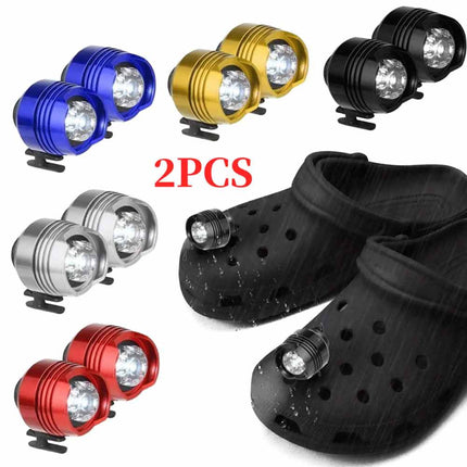 2PCS Hiking Camping Headcharms For Croc Shoes Charms Clog Sandals Shoes Decoration
