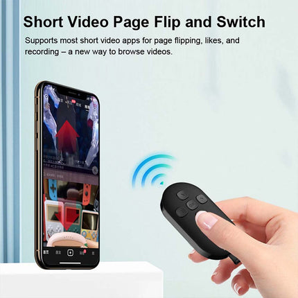 Universal Bluetooth Remote Control Wireless Shutter Page Turner Video Controller