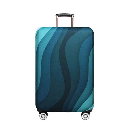 Colorful Elastic Luggage Protective Cover Fit 25-28 Inch Travel Trolley Suitcase