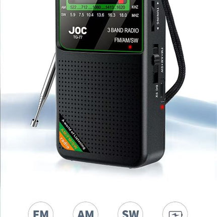 Automatic Tuning All-Band Radio, Portable Multifunctional Full Channel Player
