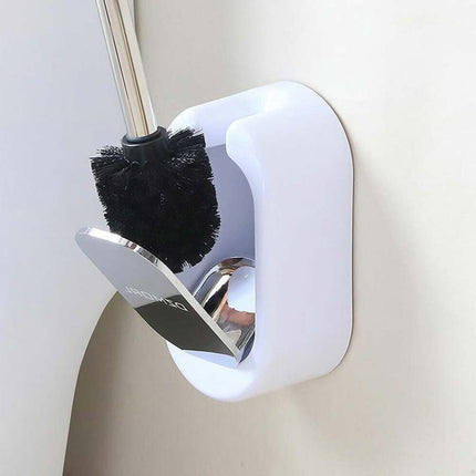 Cleaning Hanging Set Stainless Steel Wall-Mounted Toilet Brush Holder Bathroom