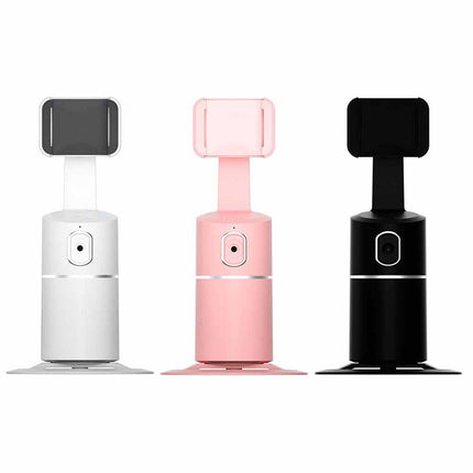 360° AI Auto Face Tracking Phone Holder Smart Selfie Stick Stand Camera Mount