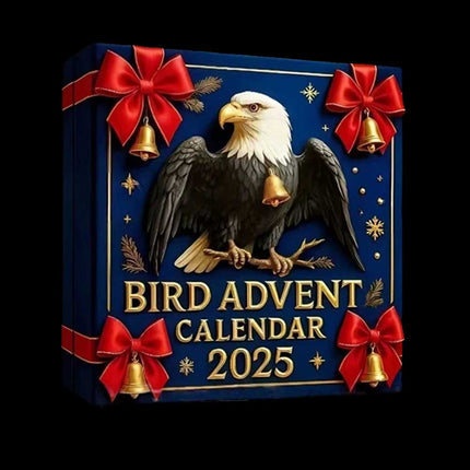 2025 Bird Advent Calendar: 24 - Day Christmas Countdown Gift for Bird Enthusiasts