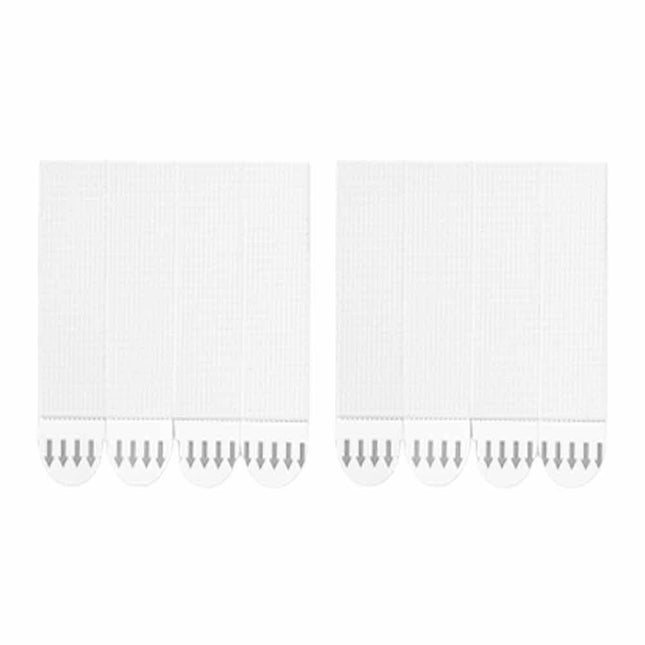 12PCS Double Sided MAGIC Velcro tape Strips Heavy Duty No Nails Refill 19*92MM