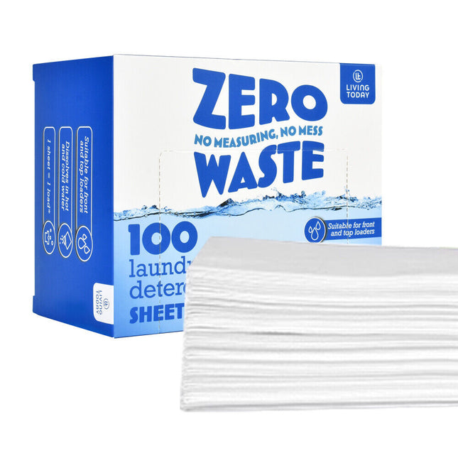 100/300 Sheets Laundry Detergent Ultra Concentrated Eco-friendly Washing Travel