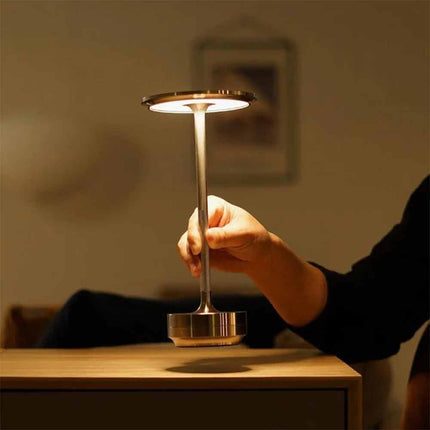 3-way LED Table Desk Lamp Night Light Rechargeable Cordless Bar Hotel Decor