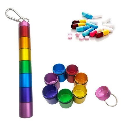 7 Day Weekly Pill Box, Medicine Storage Tablet Container Organizer Dispenser