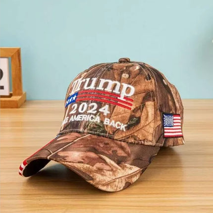 2024 MAGA Hat Cap Donald Trump Camouflage USA KAG Make Keep America Back Again