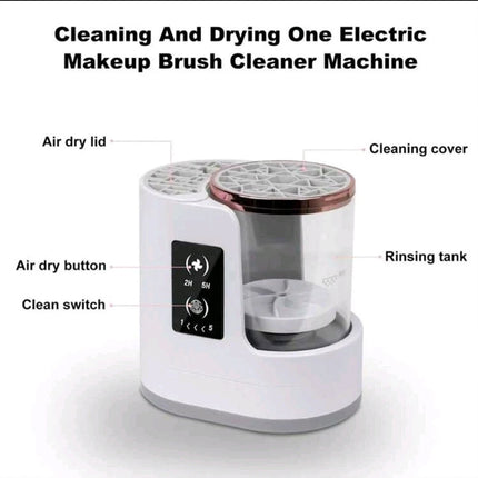 Multi-Function Makeup Brush Cleaner & Dryer – One Device, Complete Care