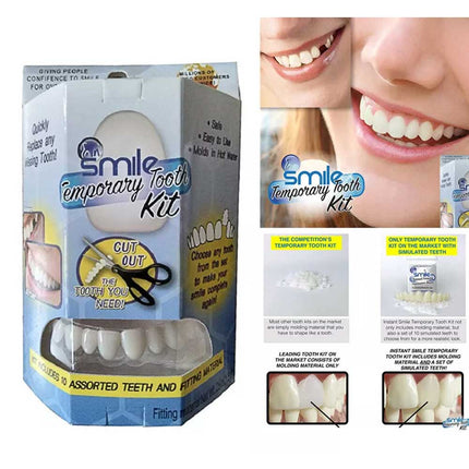 3X Instants Smile Comfort Fit Flex Teeth Top Temporary Teeth Replacement Repair