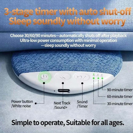 Under-Pillow Speaker for Sleeping | Portable Wireless Bluetooth Bone Conduction Speaker