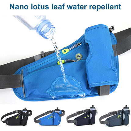 Sport Hydration Belt Bag Portable Breathable Outdoor Running Water Bottle Holder