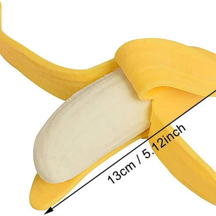 2 Pack Peeled Banana Squishy Toy Slow Rising Simulation Stress Relief Play