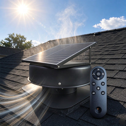 SolarKing Solar Roof Ventilation Fan V3 Wireless (LATEST MODEL) - Free Shipping