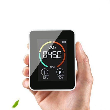 CO2 Monitor with Temperature Humidity Sensor, Air Quality Tester, CO2 Detector