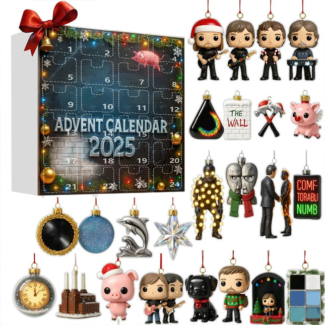 2025 Pendant Toy Advent Calendar - Xmas Gift, 24 Day Christmas Countdown