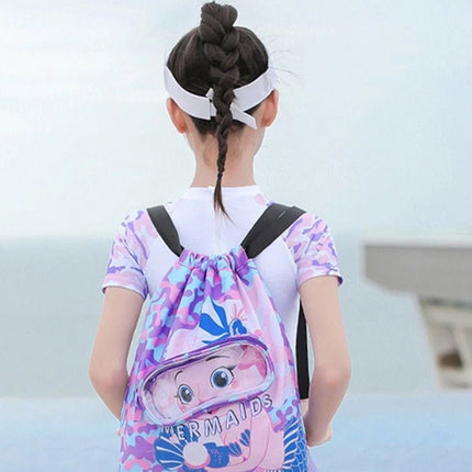 Dry-Wet Separation Kids' Swim Bag – Waterproof Storage & Washing Pouch