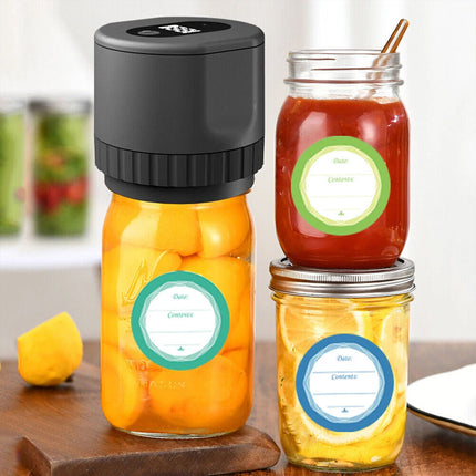 Electric Mason Jar Vacuum Sealer Kit Full Automatic Jar Sealer Mason Jar Lids