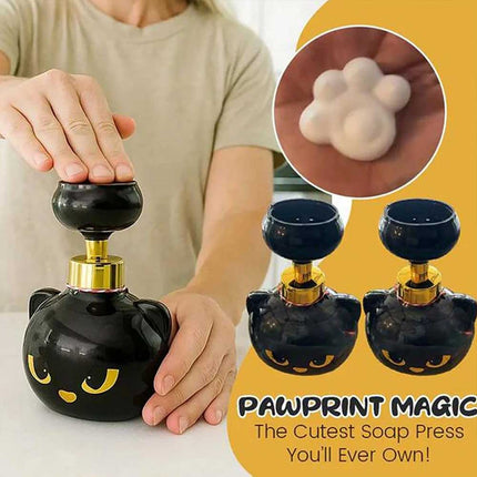 Refillable Cat Paw Soap Dispenser: Cute Halloween-Themed Magic Hand Wash Dispenser