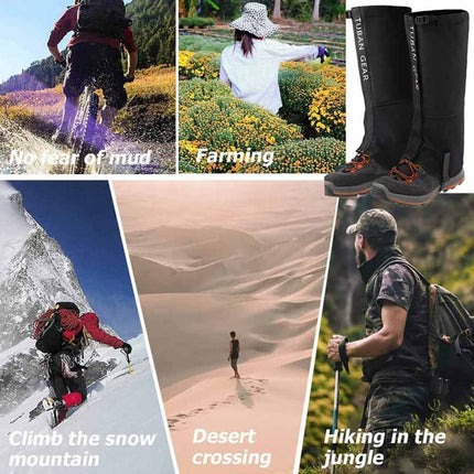 Snow/Water/Sand Proof Anti Bite Snake Guard Leg Protecte Gaiters Cover Outdoor Waterproof Hiking Boots