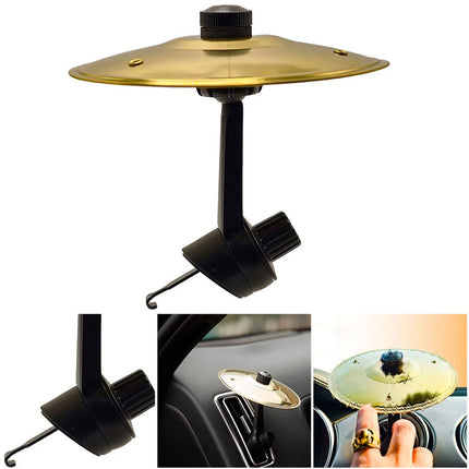 Car Crash Cymbal Air Vent Car Drum Cymbal Easy Clip-On Mini Cymbal