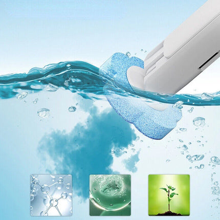 12PCS Disposable Toilet Brush Set - All-in-One Toilet Bowl Cleaning System with Refills