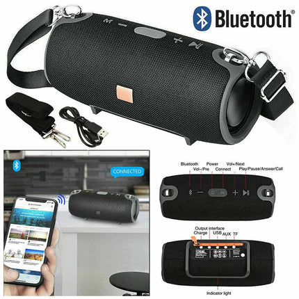 Portable Wireless Bluetooth Speaker Rechargeable Subwoofer High-Fidelity Speaker