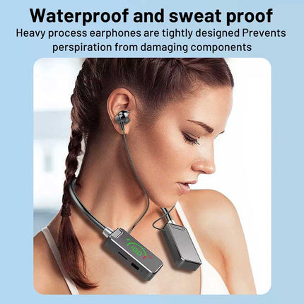 Wireless Bluetooth Neckband in ear karaoke Monitoring Headphones Living Headset