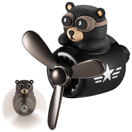 Car Air Freshener Cool Cute Bear Car Air Vent Outlet Scented Clip Aroma Diffuser