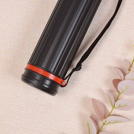 Extendable Telescopic Archery Arrow Back Shoulder Quiver Holder Tube w/ Strap