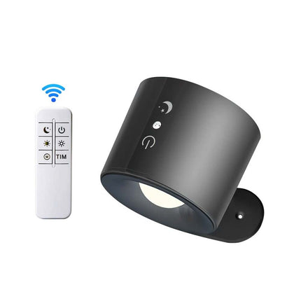 Rechargeable LED Wall Sconce Light, Magnetic Wall Mounted Night Lamp with Remote Control