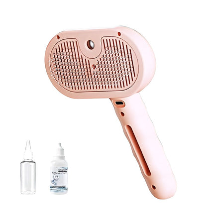 Pet Water Spray Grooming Brush, Anti‑Shedding Pin Comb for Dogs & Cats