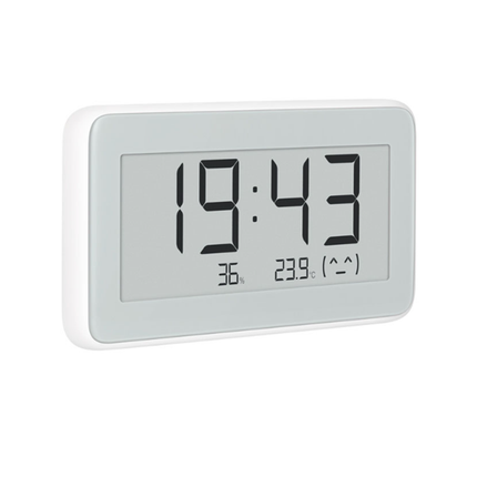 Bluetooth Temperature Humidity Monitor Pro, E-Ink Display Digital Clock