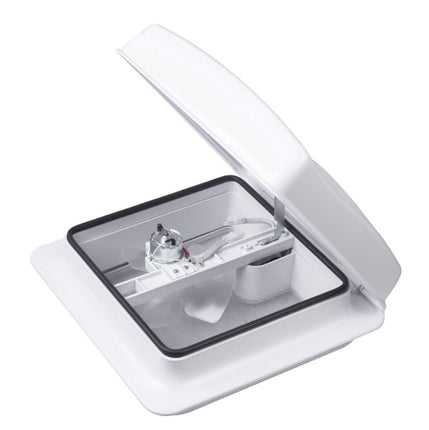 CARAVAN  SHOWER HATCH  320MM  12VOLT WITH FAN AND LED LIGHTS