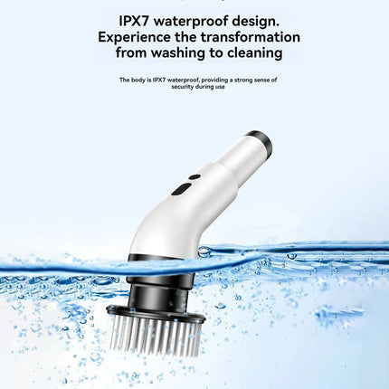 9 IN 1 Cordless Electric Spin Scrubber, Power Cleaning Brush for Bathroom, Multi-Functional Rotating Cleaning Tool