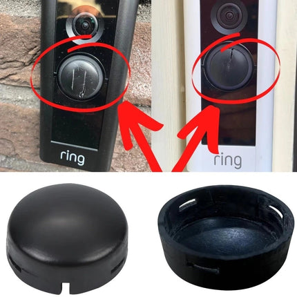 4Pcs Doorbell Button Replacement for Ring Doorbell Pro - Easy to Install, Direct Fit, Durable Replacement Parts for Ring Pro Video Doorbell