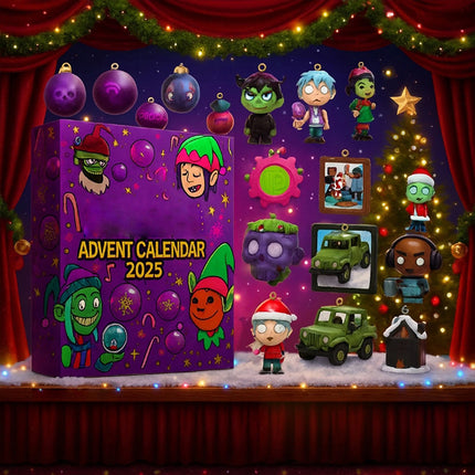 2025 Pendant Toy Advent Calendar - 24 Day Christmas Countdown Xmas Gift