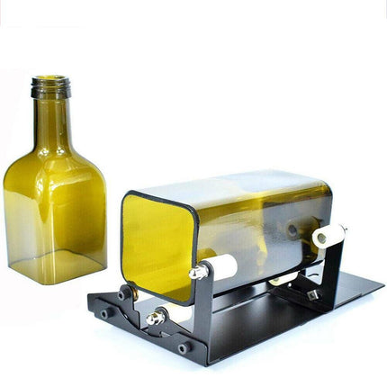 Glass Bottle Cutter Kit Adjustable Sizes 5 Wheels Round Glassbottle Cutting Tool