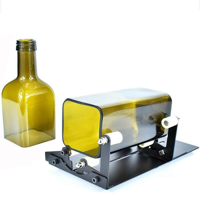 Glass Bottle Cutter Kit Adjustable Sizes 5 Wheels Round Glassbottle Cutting Tool