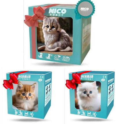 My Realistic Robot Kitty Cat Electronic Interactive Pet Cat Cute Gifts for Kids