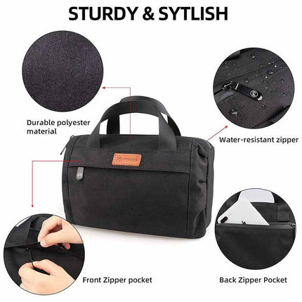 Smell Proof Pouch, Black Large Odor Proof Bag Carbon Lined Smoking Stash Case