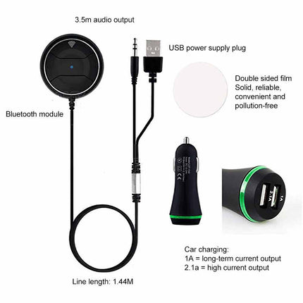 Bluetooth Handsfree Car Kit Bluetooth Music Audio Receiver Wireless NFC AUX