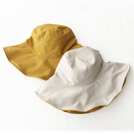 Women Men Bucket Hat Unisex Cap Cotton Fishing Hiking Camping Outdoor Sun Beach