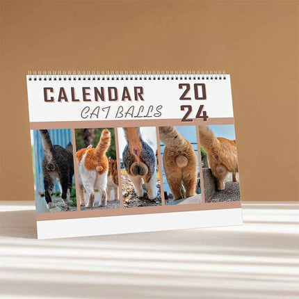 2024 Cats Butts For Cats Lovers - Funny Cats Calendar, Cute Kitten Butt Calendar