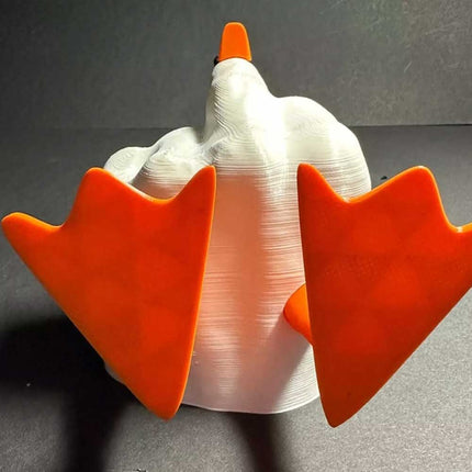 3D Funny Little Duck Resin Figurine Ornament Decor Cute Middle Finger Duck Craft