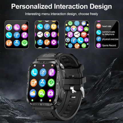 2025 Smart Watch for Men Women Waterproof Smartwatch Heart Rate Fitness Tracker