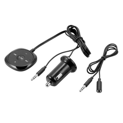 Bluetooth Receiver BT to Aux Adapter Car Audio MP3 Kit with Dongle USB Charger