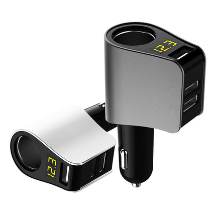 Dual USB Car Charger Fast Charge 3.1A Cigarette Lighter Socket Adapter Universal